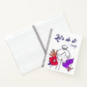 チェックリストを確認しようパーソナライズされた ノートブック (内部)