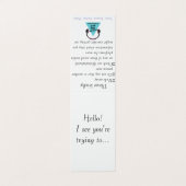 チェックリストカードを配って下さい 名刺 (外部フラット)