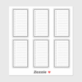 チェックリストプランナー シール