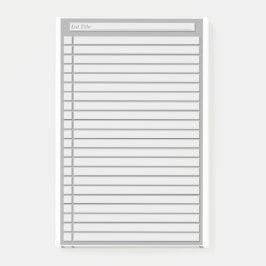 チェックリスト(カスタムな色) ポストイット