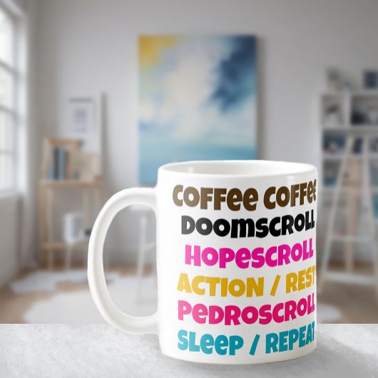 チェックリスト コーヒーマグカップ