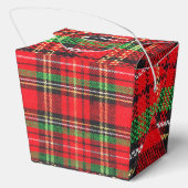 チェック柄がかわいいジャックラッセルテリアの子犬たちとクリスマス♡ フェイバーボックス (裏面)