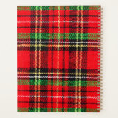 チェック柄がかわいいジャックラッセルテリアの子犬たちとクリスマス♡  プランナー手帳 (裏面)