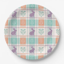 チェック柄のイースター