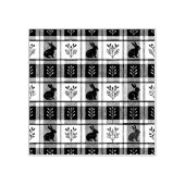 チェック柄のイースター ラバースタンプ (インプリント)