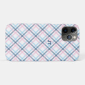 チェック柄のプリント Case-Mate iPhoneケース (裏面(横))