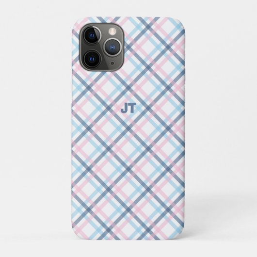 チェック柄のプリント Case-Mate iPhoneケース (裏)