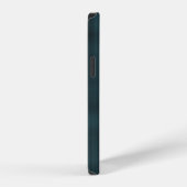 チェック柄のモコモコフラワー iPhoneケース (右側面)