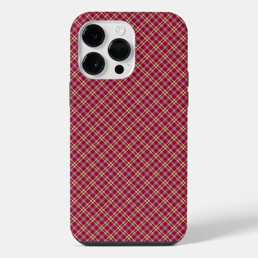 チェック柄タータン iPhoneケース (裏面)