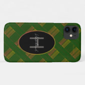 チェック柄モノグラムiPhoneケース HAMbWG Case-Mate iPhoneケース (裏面(横))