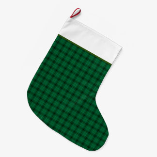 チェック柄 ラージクリスマスストッキング
