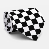 チェック模様のタイ ネクタイ (ロール)