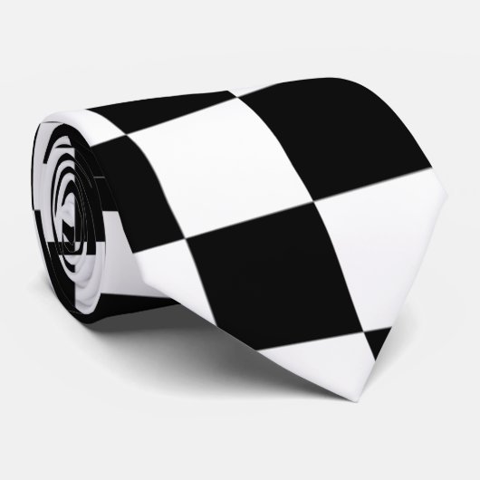 チェック模様のタイ ネクタイ (ロール)