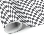 チェック模様の旗の包装紙 ラッピングペーパー (ロールコーナー)