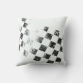 チェック模様の旗の枕 クッション (裏面)