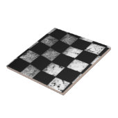 チェック模様の旗 タイル (側面)