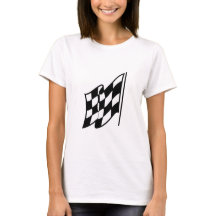 チェック模様の競争の旗