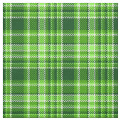 チェック模様の緑色パターン ファブリック (見本)