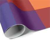 チェック模様の虹の包装紙 ラッピングペーパー (ロールコーナー)