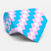 チェック模様のTRANSのプライドのタイ- ネクタイ (ロール)