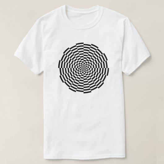 チェック模様 Tシャツ (デザイン正面)