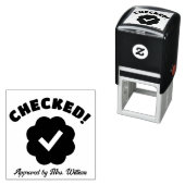 チェック済み作業確認ティック先生 セルフインキングスタンプ (インサイチュ)