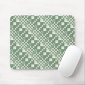チェック済み、緑でチェックイン マウスパッド (マウス)