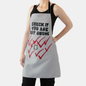 チェック飲 エプロン (インサイチュ)