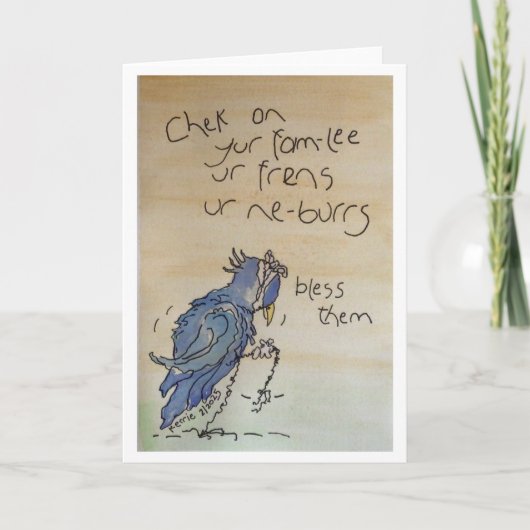 チェック.... サンキューカード (正面)