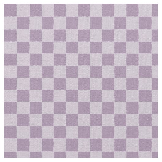 チェック – 紫 ファブリック (クローズアップ)