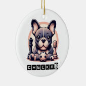 チェックM8 セラミックオーナメント (右)