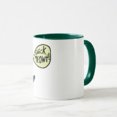 チェックMeowt Punny Skateboarding Tabby Cat マグカップ (正面右)