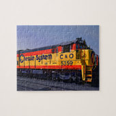 チェッシー・ディーゼル機関車鉄道 ジグソーパズル (横)