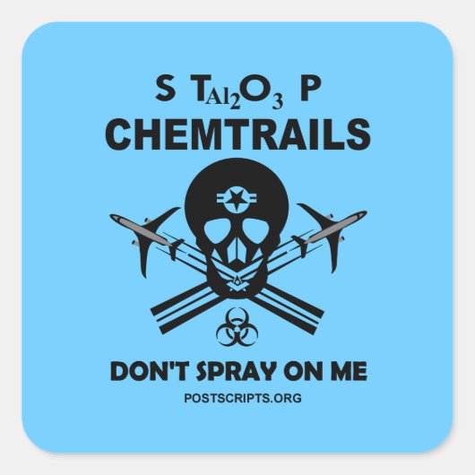 チェッストップクトレイル – スプレーしないで! スクエアシール (正面)