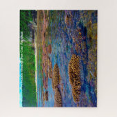 チェッティベイグアム。クリスマスグリーティング ジグソーパズル (縦)