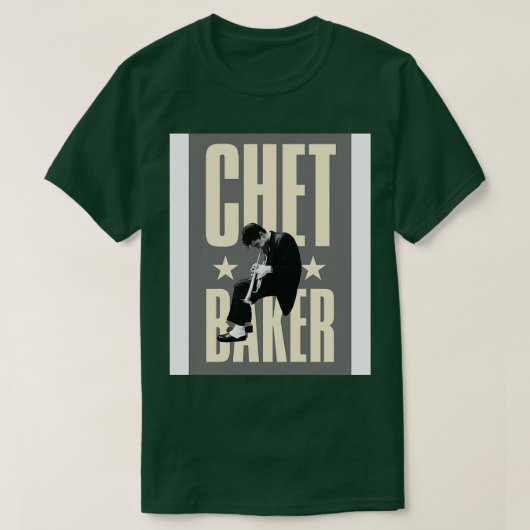 チェット・ベイカー Tシャツ (デザイン正面)