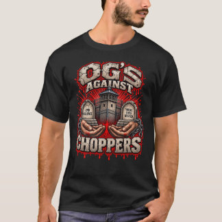 チェッパーに反対するOGたち 暴力に終止符を Tシャツ