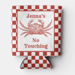 チェッパーソナライズされたカーボード付きウッドカットカニ 缶クーラー