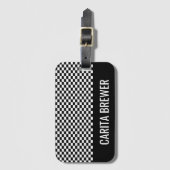 チェッパーソナライズされたカーボード荷物タグ ラゲッジタグ (正面縦)