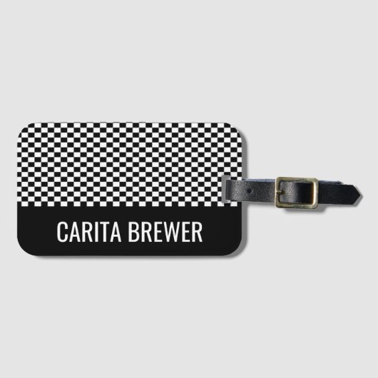 チェッパーソナライズされたカーボード荷物タグ ラゲッジタグ (正面横)