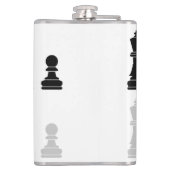 チェッパーソナライズされたスモダンピースゲーム フラスク (裏面)