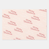 チェッモダンカーカラフルボードのクリスマススクリプト ラッピングペーパーシート (正面2)