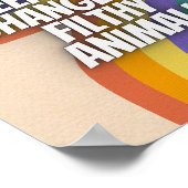 チェッ保クヤ汚い動物のレトロポスター ポスター (角)