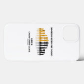 チェッ保スの上手い試合に行く私は何も Case-Mate iPhoneケース (裏面 (横))