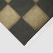 チェッ擦り切れたカーボードパターンの切り離し紙 薄葉紙 (詳細)
