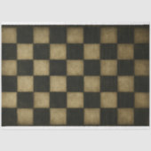 チェッ擦り切れたカーボードパターンの切り離し紙 薄葉紙 (正面)