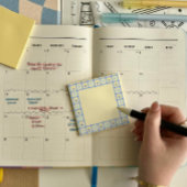 チェッ縁どカーボードフローラ付箋7.6 x 7.6 ポストイット