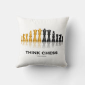 チェッ考えス反射チェスセットチェスアドバイス クッション (裏面)