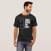 チェッ話スプレーヤーのTシャツ用のチェス Tシャツ (正面フル)