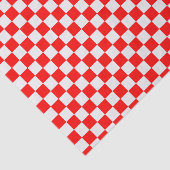 チェッ赤と白ククラシックボード 薄葉紙 (詳細)